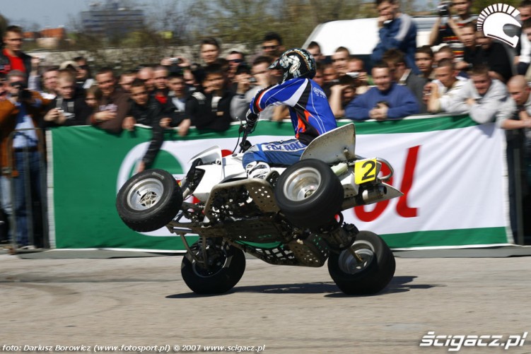 otwarcie sezonu motocyklowego 2007 marcin grochowski quad